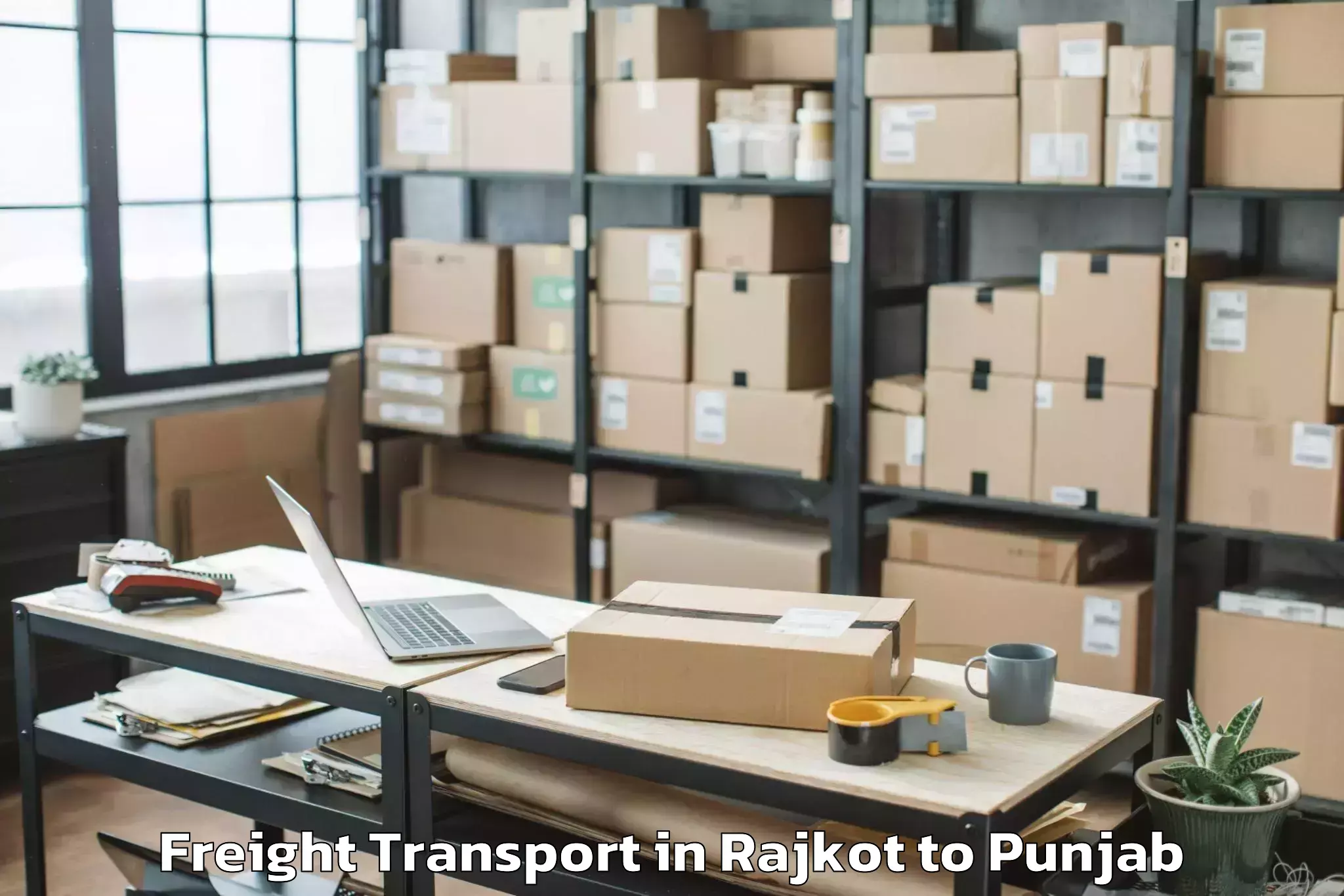 Efficient Rajkot to Punjabi University Patiala Pat Freight Transport